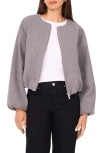 Vince Camuto Blouson Sleeve Jacket In Gray
