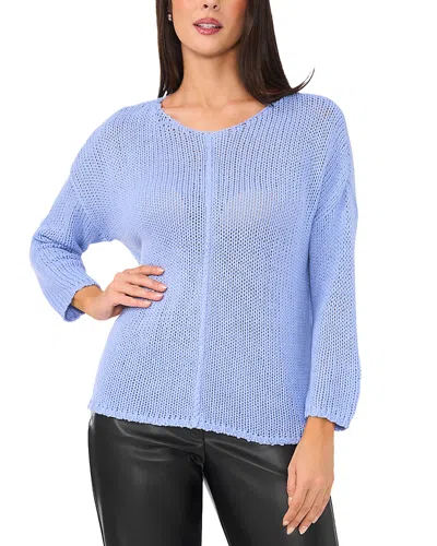 Vince Camuto Boat Neck Sweater In Chambray