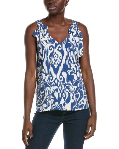 Vince Camuto Bow Strap Tank In Blue