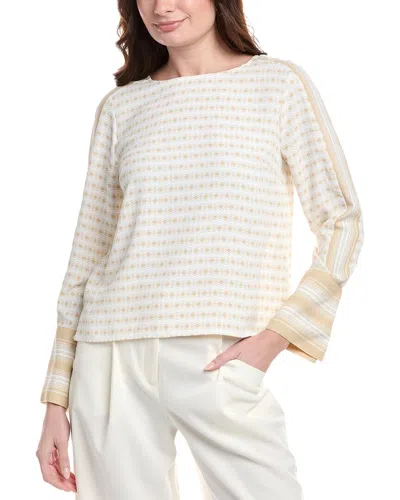 Vince Camuto Boxy Blouse In Beige