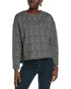Vince Camuto Boxy Shirt In Black