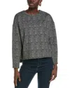 Vince Camuto Boxy Shirt In Black