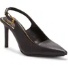 Vince Camuto Brendie Slingback Pump In Black Glossy