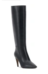 Vince Camuto Brigitte Pointed Toe Knee High Boot In Black