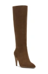 Vince Camuto Brigitte Pointed Toe Knee High Boot In Reishi Brown