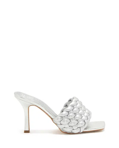 Vince Camuto Brinela Mule In Pewter Metallic In Multi