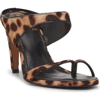Vince Camuto Brisa Genuine Calf Hair Sandal In Beige