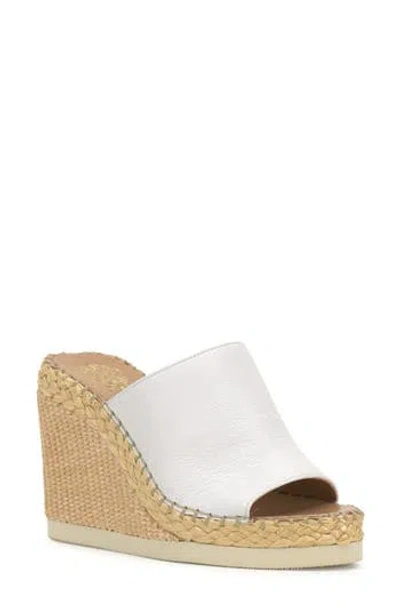 Vince Camuto Brissia Wedge Mule In White