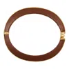 Vince Camuto Brown Hinged Cuff Bracelet In Brown