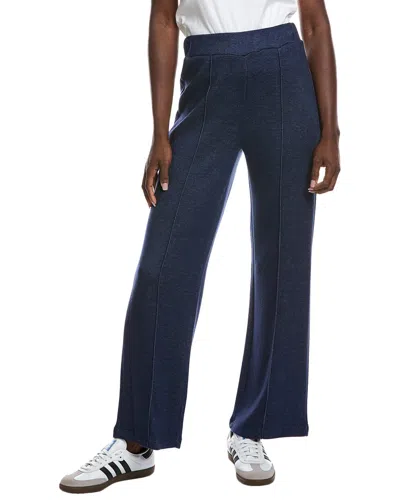 Vince Camuto Brushed Wide Leg Pant In Blue