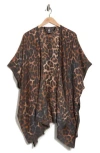 Vince Camuto Brushstroke Leopard Topper In Animal Print