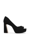 Vince Camuto Bryanna Peep Toe Platform Pump In Black