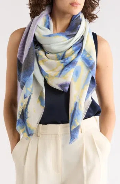 Vince Camuto Butterfly Wing Scarf In Blue