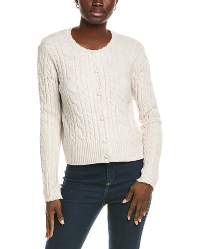 Vince Camuto Cable-knit Cardigan In Neutral