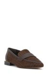 Vince Camuto Calentha Pointed Toe Loafer In Collegiate B