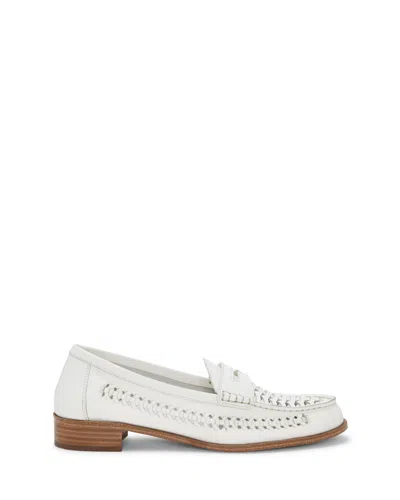Vince Camuto Calie Penny Loafer In White