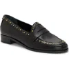 Vince Camuto Camdyn Studded Penny Loafer In Black