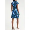 Vince Camuto Cap Sleeve Scuba Dress In Multi