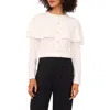 Vince Camuto Cape Detail Cardigan In Neutral