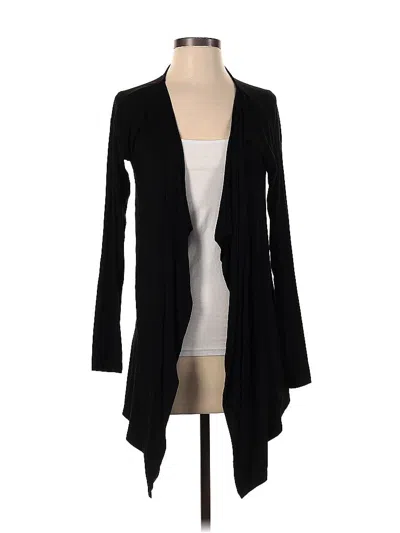 Pre-owned Vince Camuto Cardigan Sweater In Black