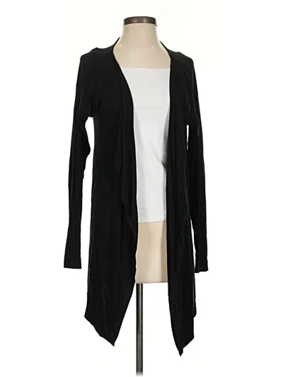 Pre-owned Vince Camuto Cardigan Sweater In Black