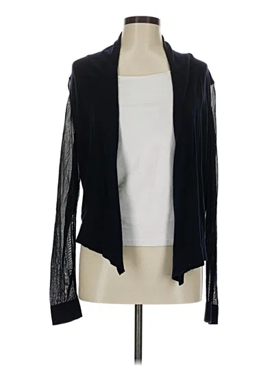 Pre-owned Vince Camuto Cardigan Sweater In Black