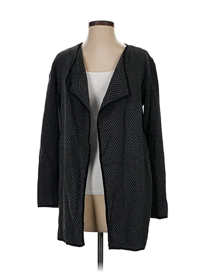 Pre-owned Vince Camuto Cardigan Sweater In Black