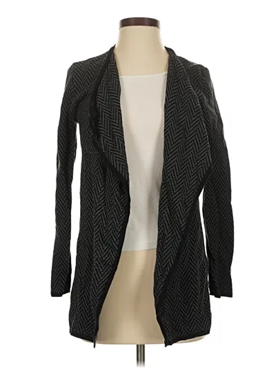 Pre-owned Vince Camuto Cardigan Sweater In Black