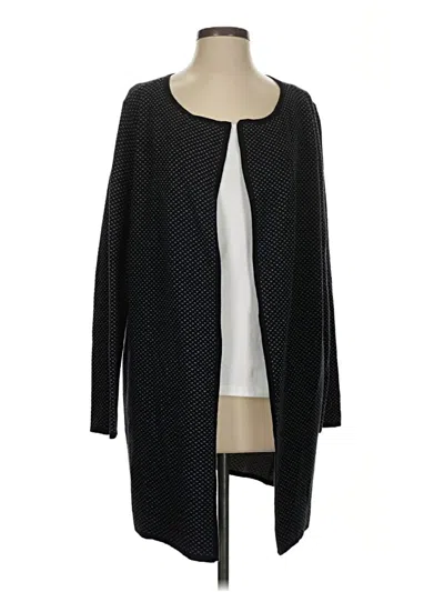 Pre-owned Vince Camuto Cardigan Sweater In Black