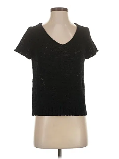 Pre-owned Vince Camuto Cardigan Sweater In Black