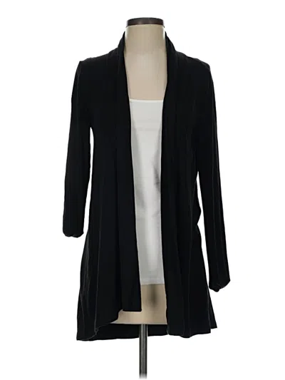 Pre-owned Vince Camuto Cardigan Sweater In Black