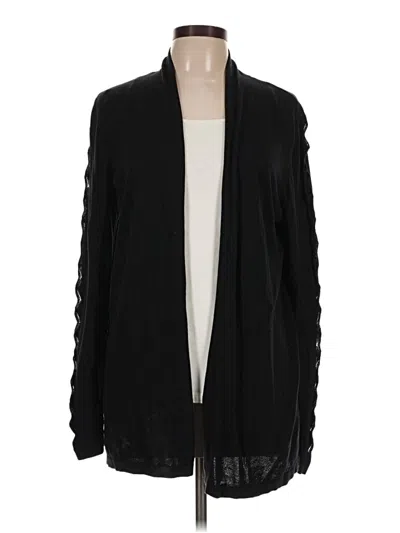 Pre-owned Vince Camuto Cardigan Sweater In Black