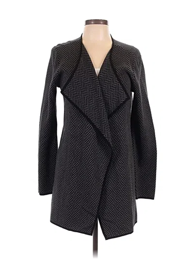 Pre-owned Vince Camuto Cardigan Sweater In Black