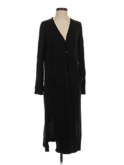Pre-owned Vince Camuto Cardigan Sweater In Black