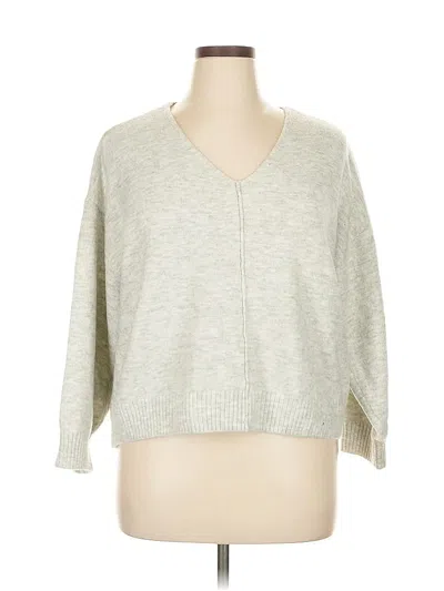 Pre-owned Vince Camuto Cardigan Sweater In Gray