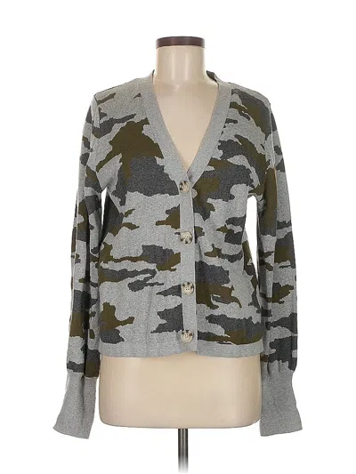 Pre-owned Vince Camuto Cardigan Sweater In Gray