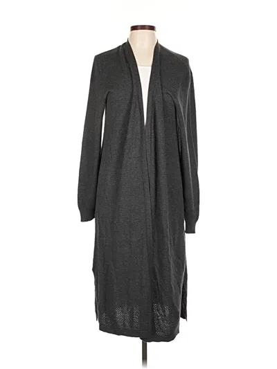 Pre-owned Vince Camuto Cardigan Sweater In Gray