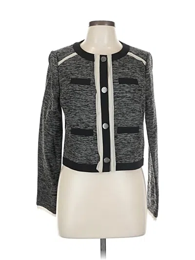 Pre-owned Vince Camuto Cardigan Sweater In Gray