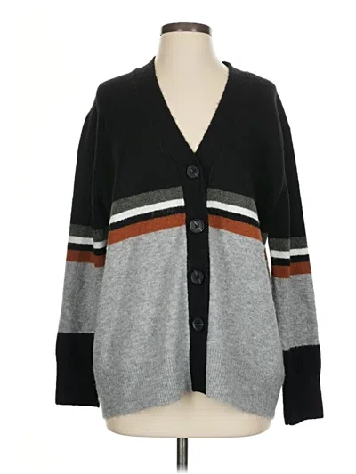 Pre-owned Vince Camuto Cardigan Sweater In Gray