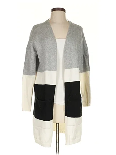 Pre-owned Vince Camuto Cardigan Sweater In Gray