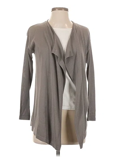 Pre-owned Vince Camuto Cardigan Sweater In Gray