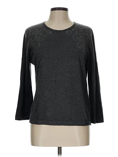 Pre-owned Vince Camuto Cardigan Sweater In Gray