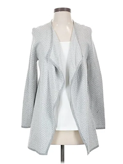 Pre-owned Vince Camuto Cardigan Sweater In Gray