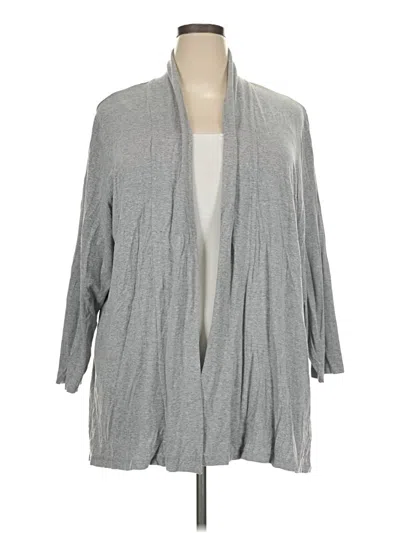Pre-owned Vince Camuto Cardigan Sweater In Gray