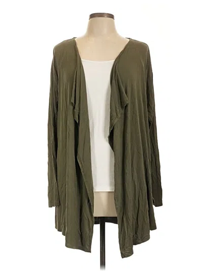 Pre-owned Vince Camuto Cardigan Sweater In Green