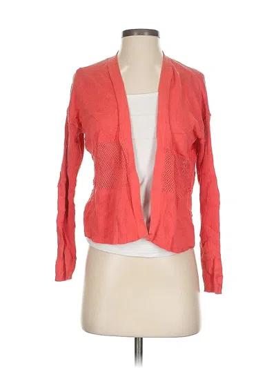 Pre-owned Vince Camuto Cardigan Sweater In Red