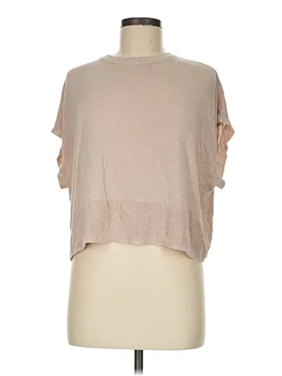 Pre-owned Vince Camuto Cardigan Sweater In Tan