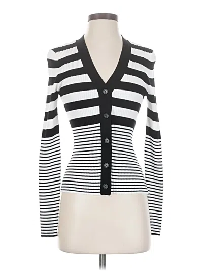 Pre-owned Vince Camuto Cardigan Sweater In White