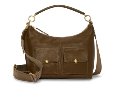 Vince Camuto Carly Leather Shoulder Bag In Brown