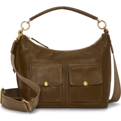 Vince Camuto Carly Leather Shoulder Bag In Brown